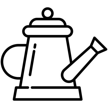 sulandırma beyaz arkaplanda basit vektör simgesi olabilir