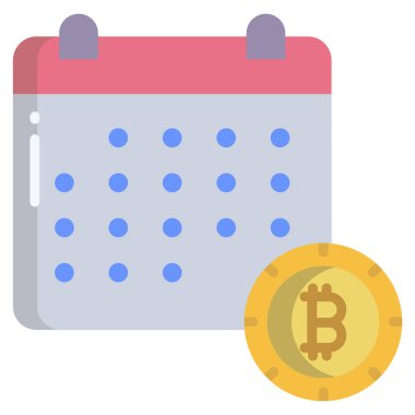 Takvim Düz Vektör Simgesi