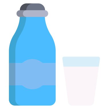 süt ağı simgesi, vektör illüstrasyonu