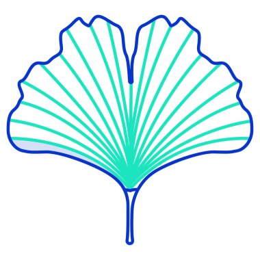 Yaprak simgesi, vektör illüstrasyonu 