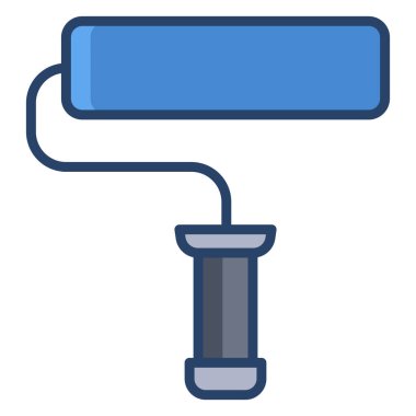 Boya fırçası. vektör illüstrasyonu