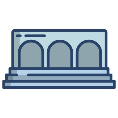 Kiliseye. Web simgesi basit tasarım