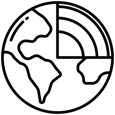 toprak simgesi vektör illüstrasyonu