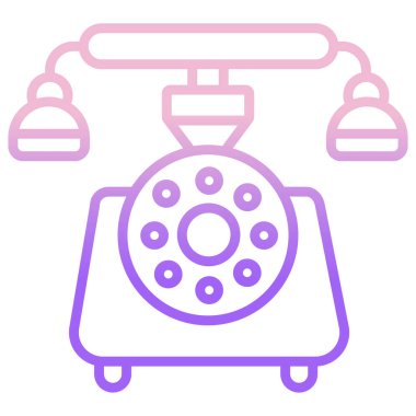 telefon web simgesi, vektör çizim 