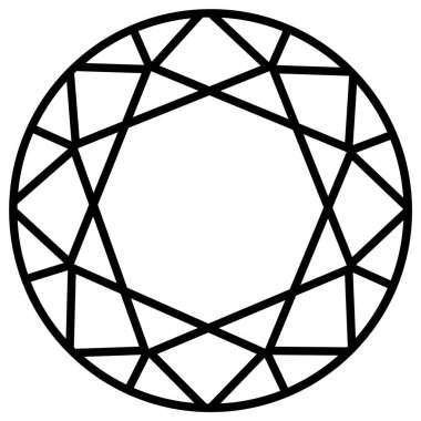 Mücevher. Web simgesi basit illüstrasyon