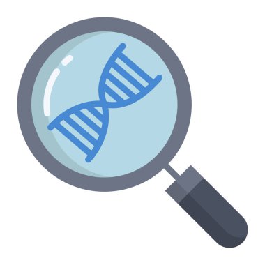 dna. Web simgesi basit illüstrasyon
