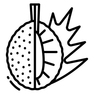 meyve ikonu vektör illüstrasyonu 