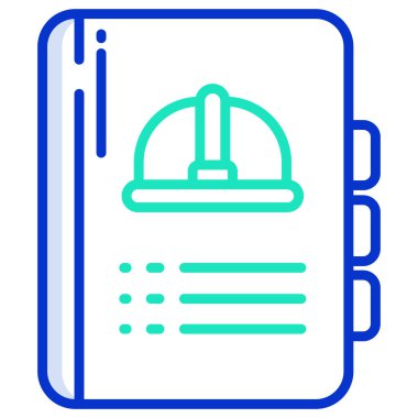 Kitap. Web simgesi basit illüstrasyon