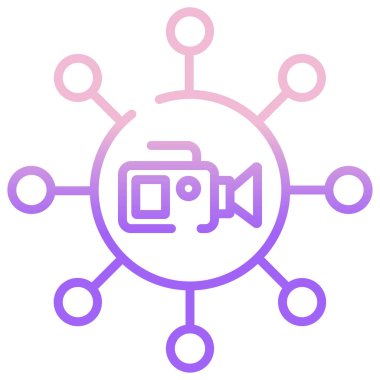 şebeke. Web simgesi basit illüstrasyon