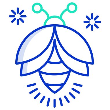  Firefly ikon vektör çizimi