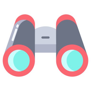 Dürbün. Web simgesi basit illüstrasyon