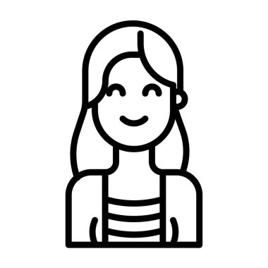 avatar simgesi web vektör çizimi