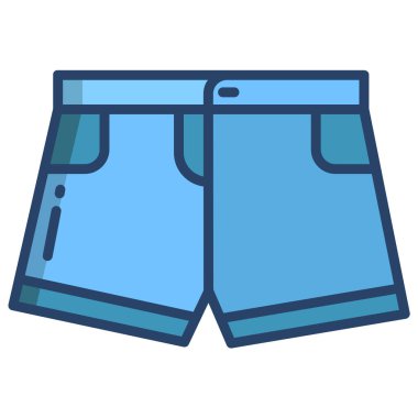 Beyaz arkaplanda basit vektör kısamı simgesi