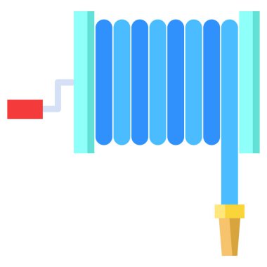 Su Hortumu ikonu vektör çizimi