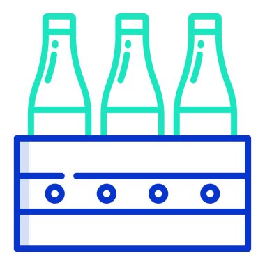 Süt Sandığı vektör resimleme arkaplanı 