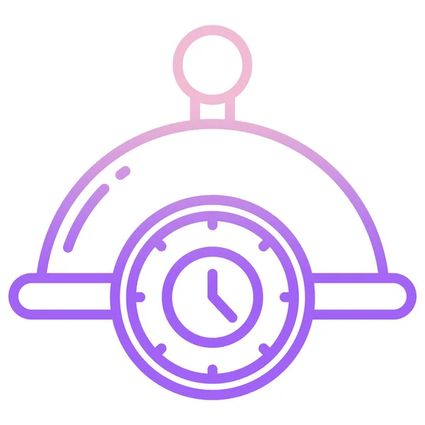 Chronomètre Icône Web Design Simple — Image vectorielle