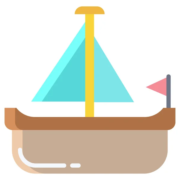 Ship Web Icon Simple Design — Stock Vector