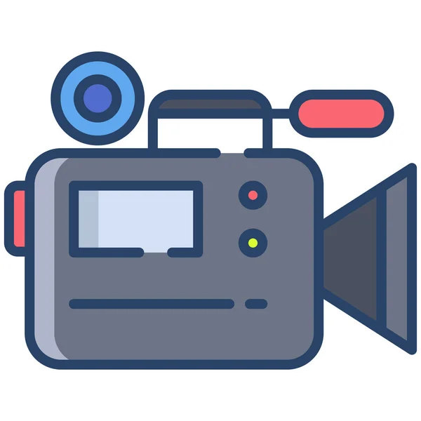 Camera Web Icon Simple Illustration — Stock Vector