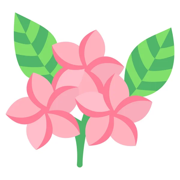 Hermosas Flores Vector Floral Ilustración — Vector de stock