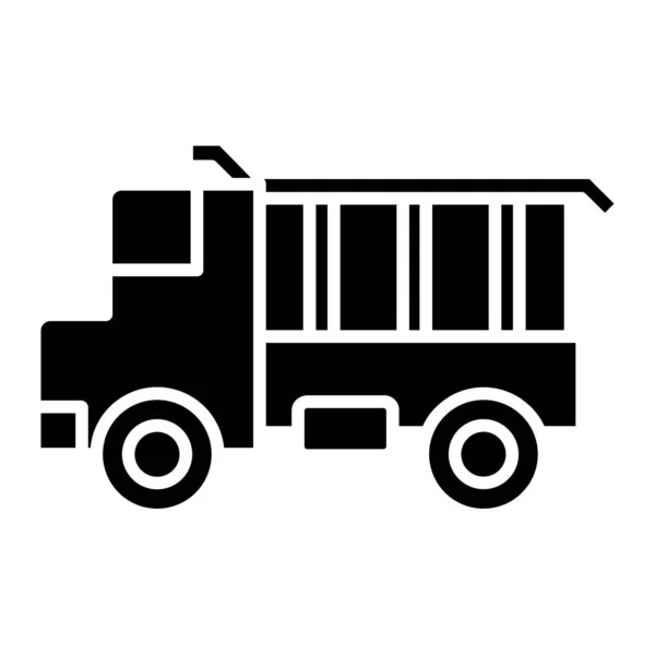 Веб Іконка Вантажівки Проста Ілюстрація — стоковий вектор