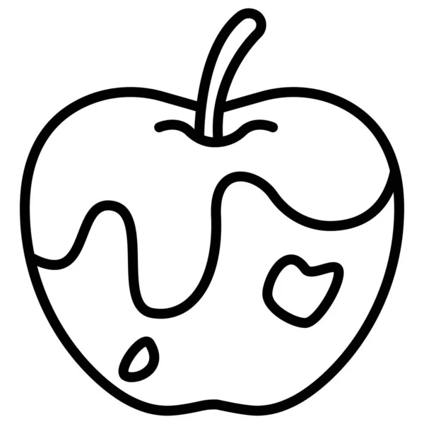 Ilustración Icono Manzana Mágica — Vector de stock