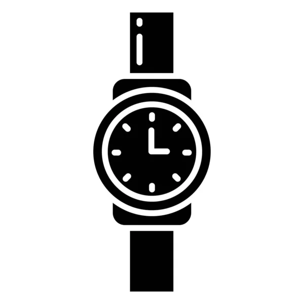 Armbandsur Webb Ikon Enkel Design — Stock vektor