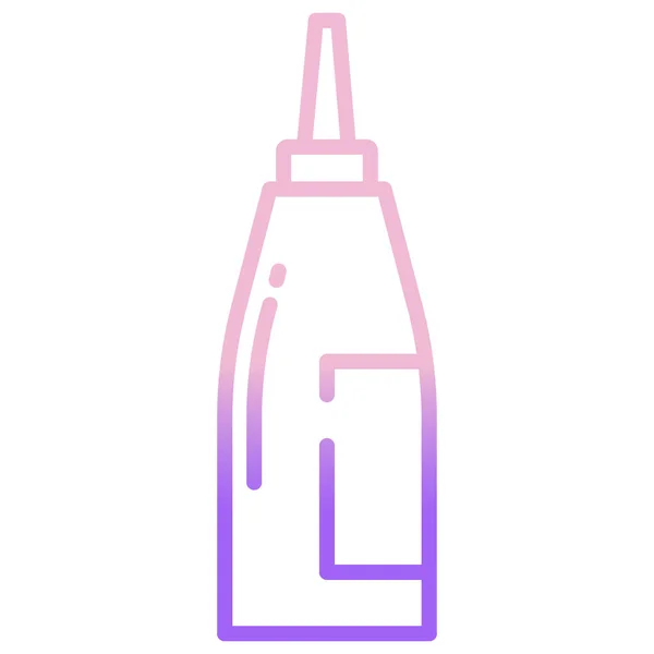 Glue Bottle Simple Illustration — Stock Vector