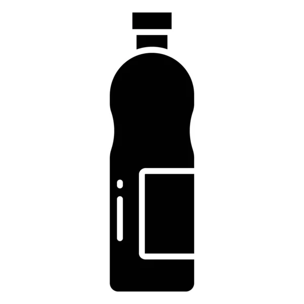 Icono Botella Agua Vector Ilustración — Archivo Imágenes Vectoriales