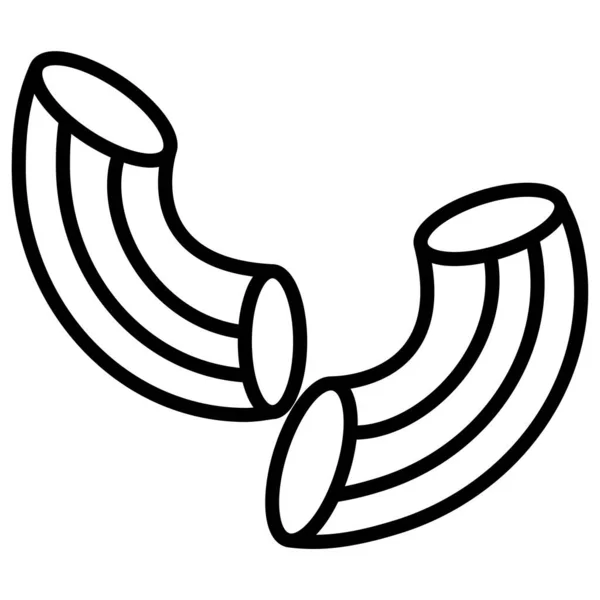 Čárový Nákres Banánu — Stockový vektor