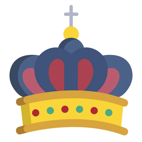 Crown Web Ikona Ilustracja Wektorowa — Wektor stockowy