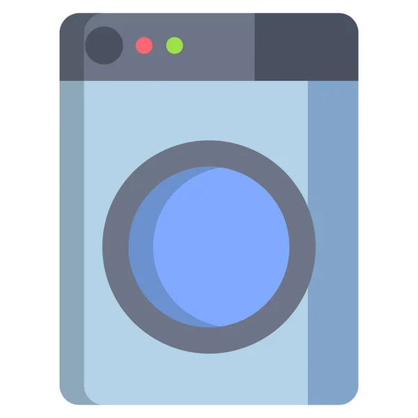 Waschmaschine Einfaches Symbol Vektorillustration — Stockvektor