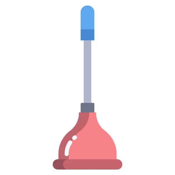 Broom Web Icon Simple Illustration — Stock Vector