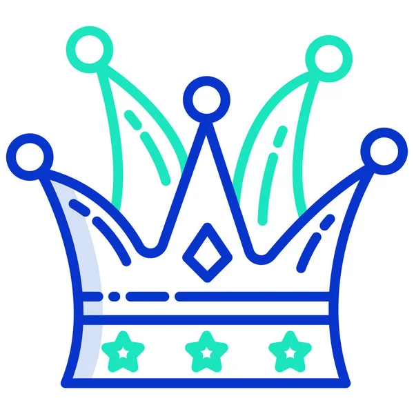 Crown Web Ikona Ilustracja Wektorowa — Wektor stockowy