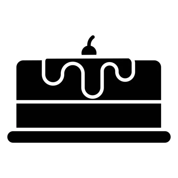 Торт Значок Векторна Ілюстрація — стоковий вектор