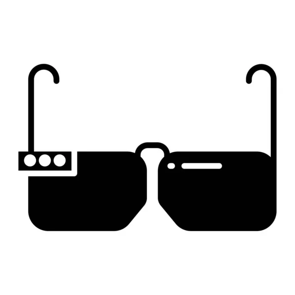 Ikona Okularów Płaska Ilustracja Pojedynczy Symbol Znaku Wektora — Wektor stockowy