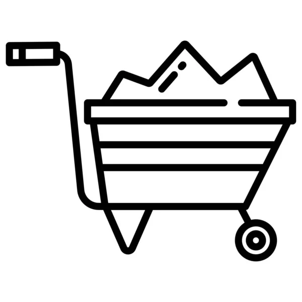 Carrito Compras Diseño Simple — Archivo Imágenes Vectoriales