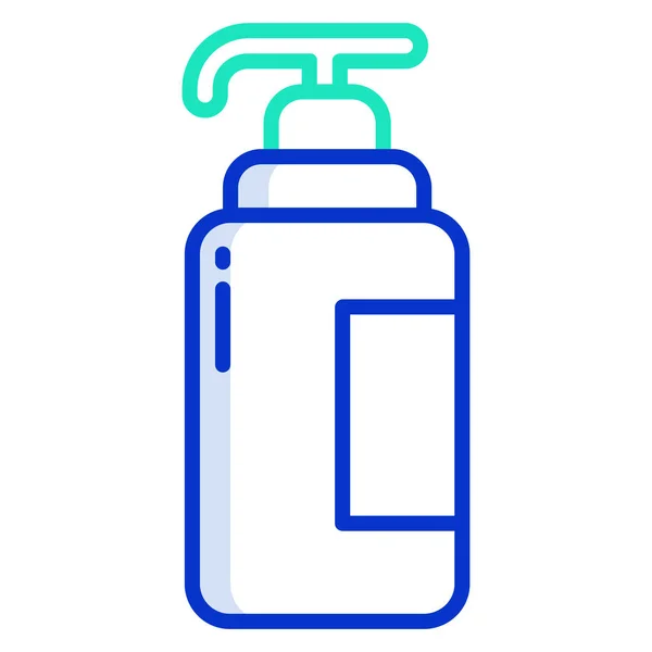 Ikon Kontainer Vektor Sederhana Sabun Pada Latar Belakang Putih - Stok Vektor