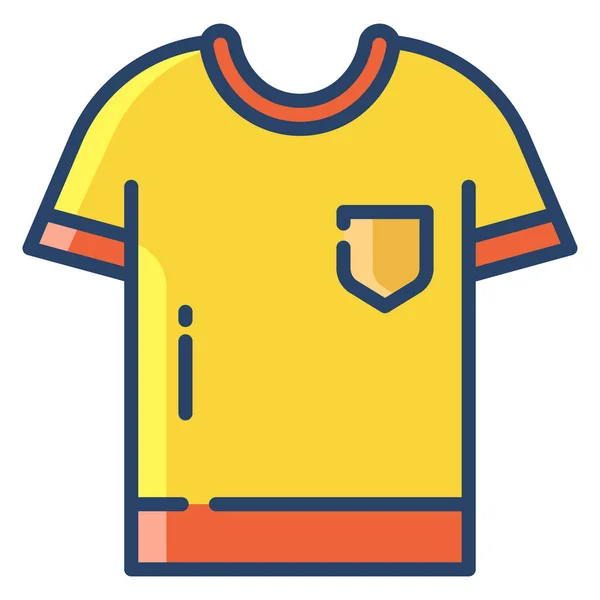 Camiseta Icono Simple Ilustración Vectorial — Vector de stock