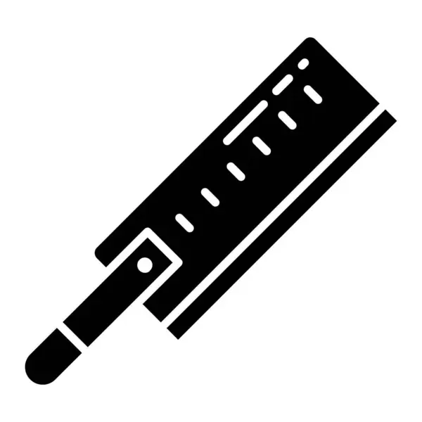 Knife Web Icon Vector Illustration — 스톡 벡터