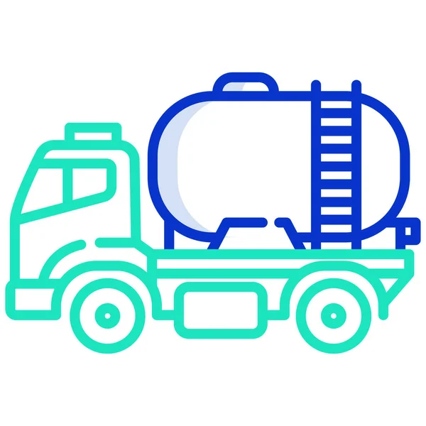 Truck Web Icon Simple Illustration — Stock Vector