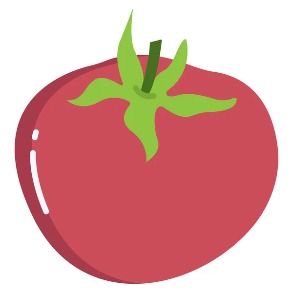 Tomate Icono Vector Simple Sobre Fondo Blanco — Archivo Imágenes Vectoriales