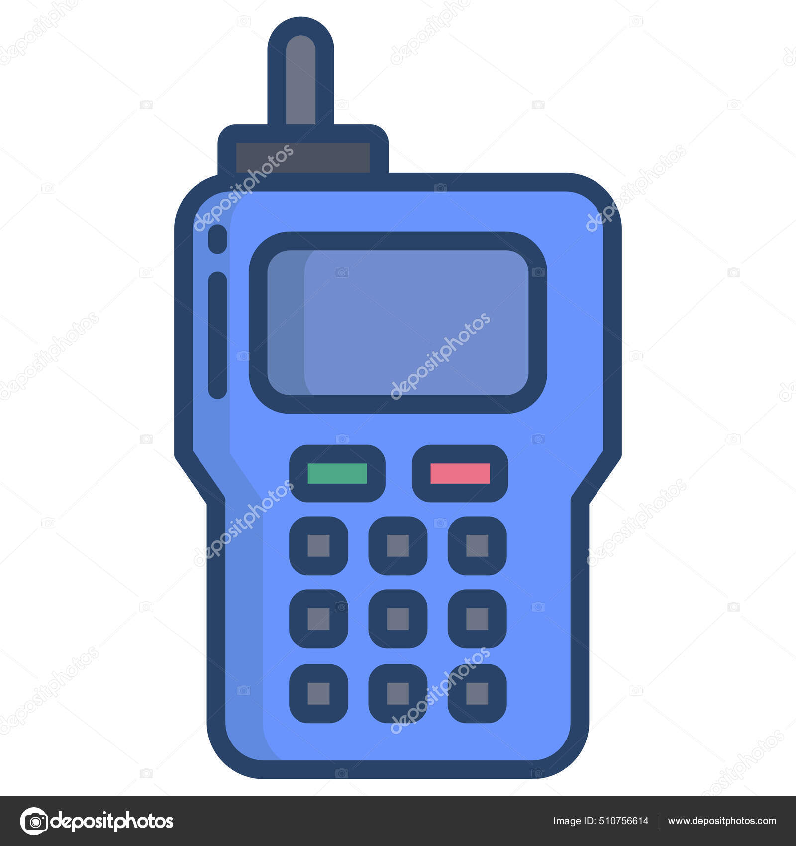 ウォーキートーキーシンプルなアイコンベクトルイラスト ストックベクター C Icongeek ウォーキートーキーシンプルなアイコンベクトルイラスト ストックベクター C Icongeek