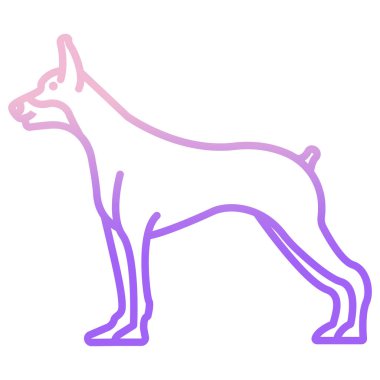 Çizgi film kedisinin vektör çizimi