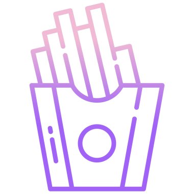 fast food. Basit tasarım