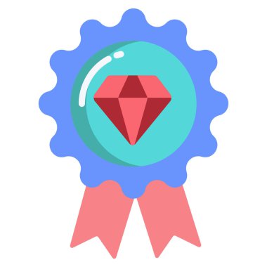 Müze Rozetinin vektör çizimi