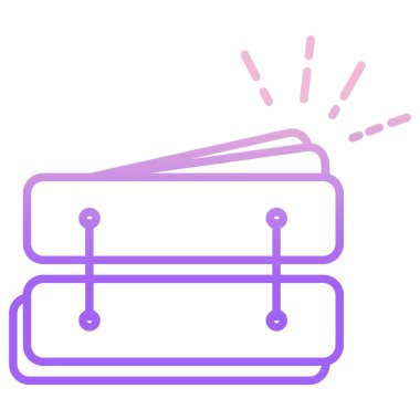 Yaprak simgesi, vektör illüstrasyonu 