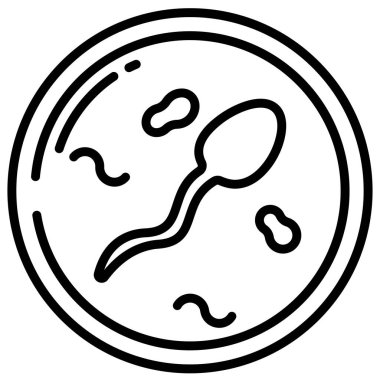 sperm, web simgesi basit tasarım