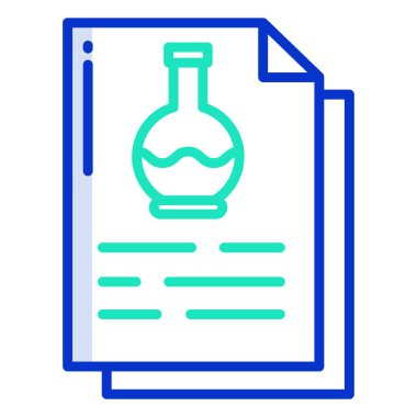 Test tüpü. Web simgesi