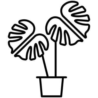 Bitki. Web simgesi basit tasarım