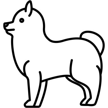 Domuz. Web simgesi basit illüstrasyon